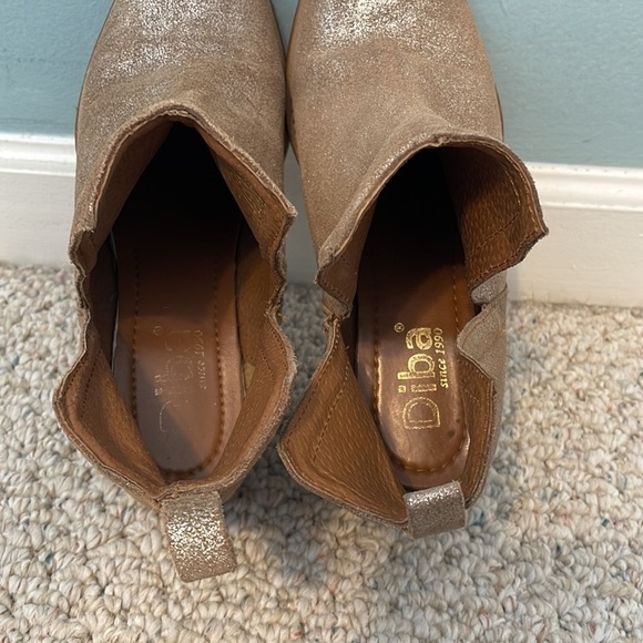 Diba True Stop Golden Metallic Leather Bootie size 8 - Picture 7 of 10